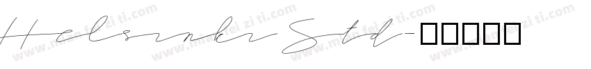Helsinki Std字体转换